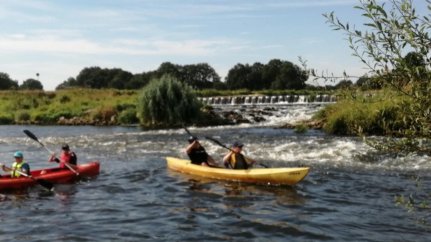Kanutour auf der Ems im Emsland